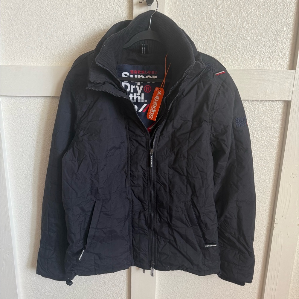 Superdry Black Men's Lightweight Packable Jacket